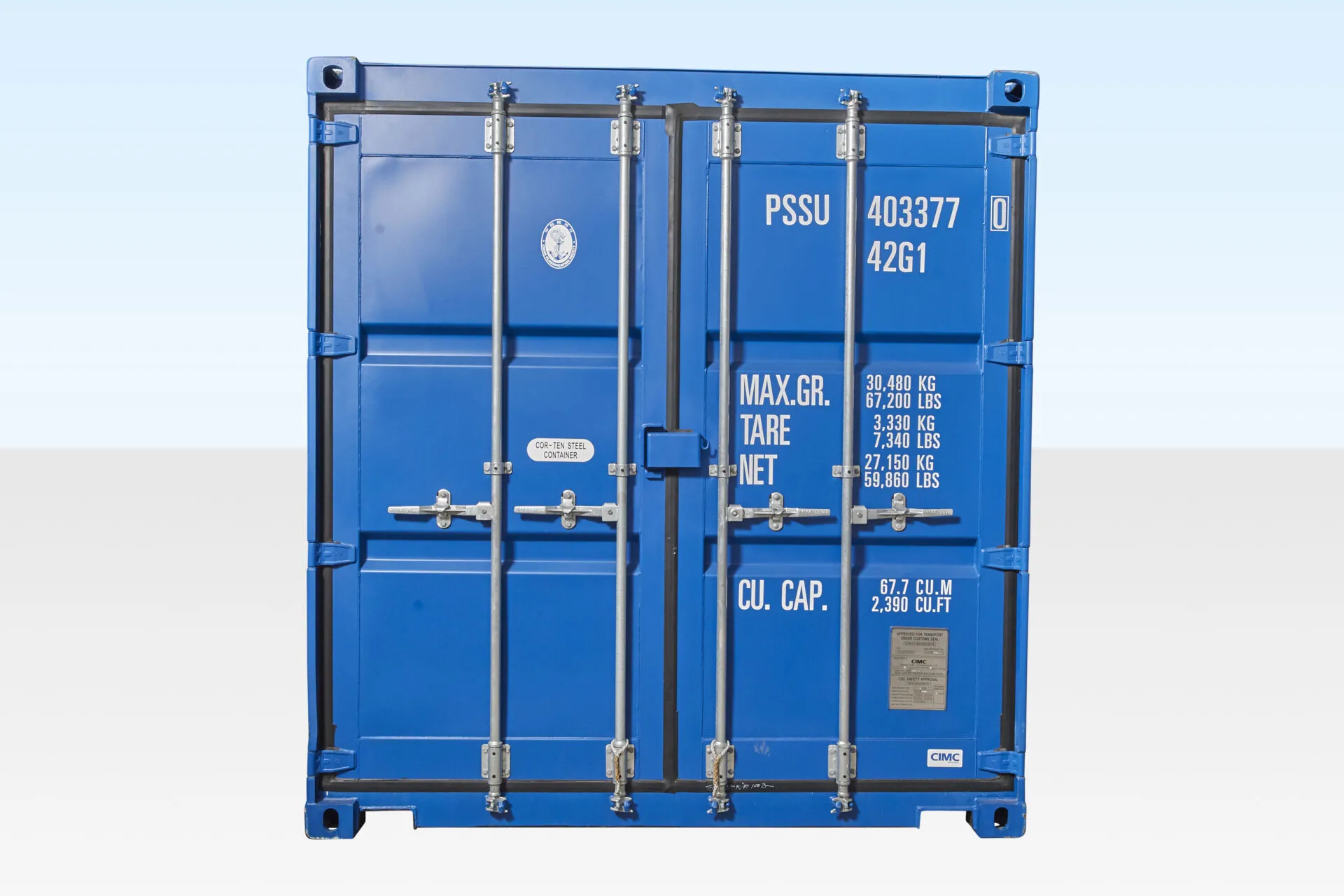 40FT Shipping Container Blue - Image 5