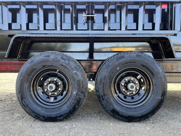 2024 Griffin Trailers 7×16 14K Telescopic Dump Trailer w/Ramps & Spare Tire Mount - Image 21