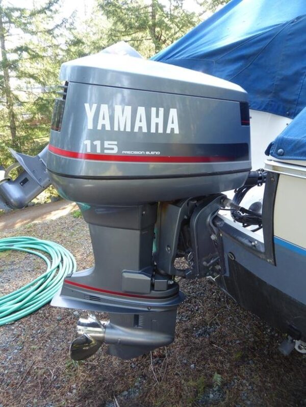 1991 Yamaha 115 HP V4 Carbureted 2 Stroke 20" Outboard Motor.